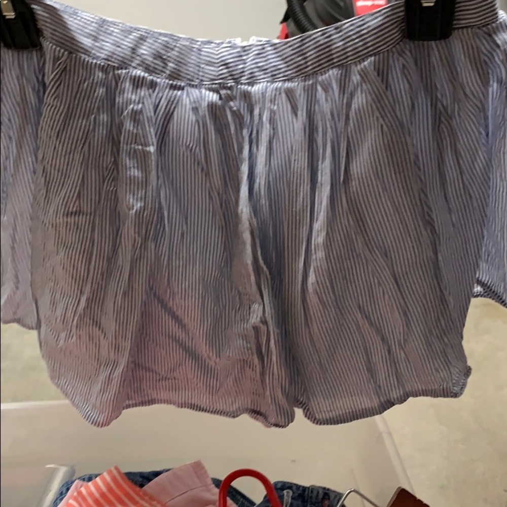 American eagle blue/white skirt